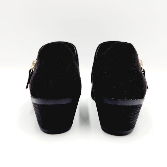 Dr. Scholl's Women Black Casual Block Heel Brief Zipper Ankle Booties Size US 7M - Picture 6 of 7